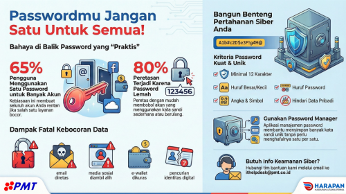 Lindungi Identitas Digital Anda – Password Bukan Satu untuk Semua